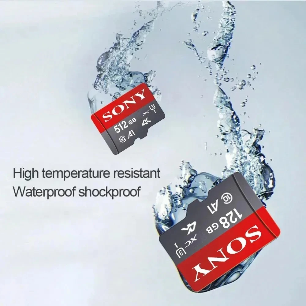 Original-Sony Micro SD Card 1TB 512GB High Speed Memory Card 256GB 128GB 64GB Class TF Cards for Drone Equipment Audio Switch