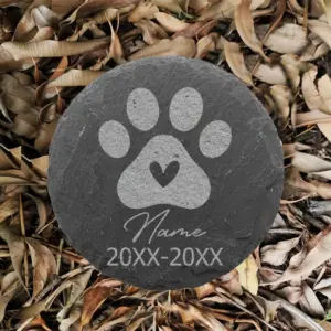 Pet Memorial Stone Custom Dogs Name and Date of Death Personalized Pet Loss Gifts Personalized Dog Grave Marker Plaque