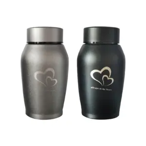 Pet Urns Burial Urn Box Funeral Remembrance Always in My Heart Souvenir Memorable Pet Cremation Urn Portable Keepsake Urn