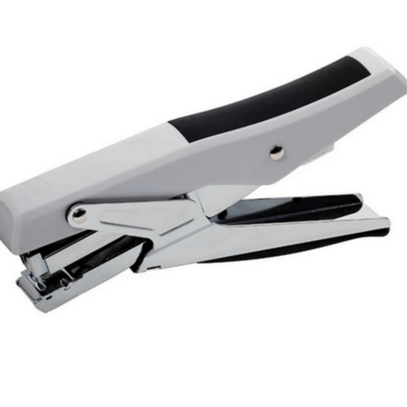 Plier Stapler Manual Metal Hand Stapler with Staples Stapling 20 Sheets Office School Low Force for Business Commercial