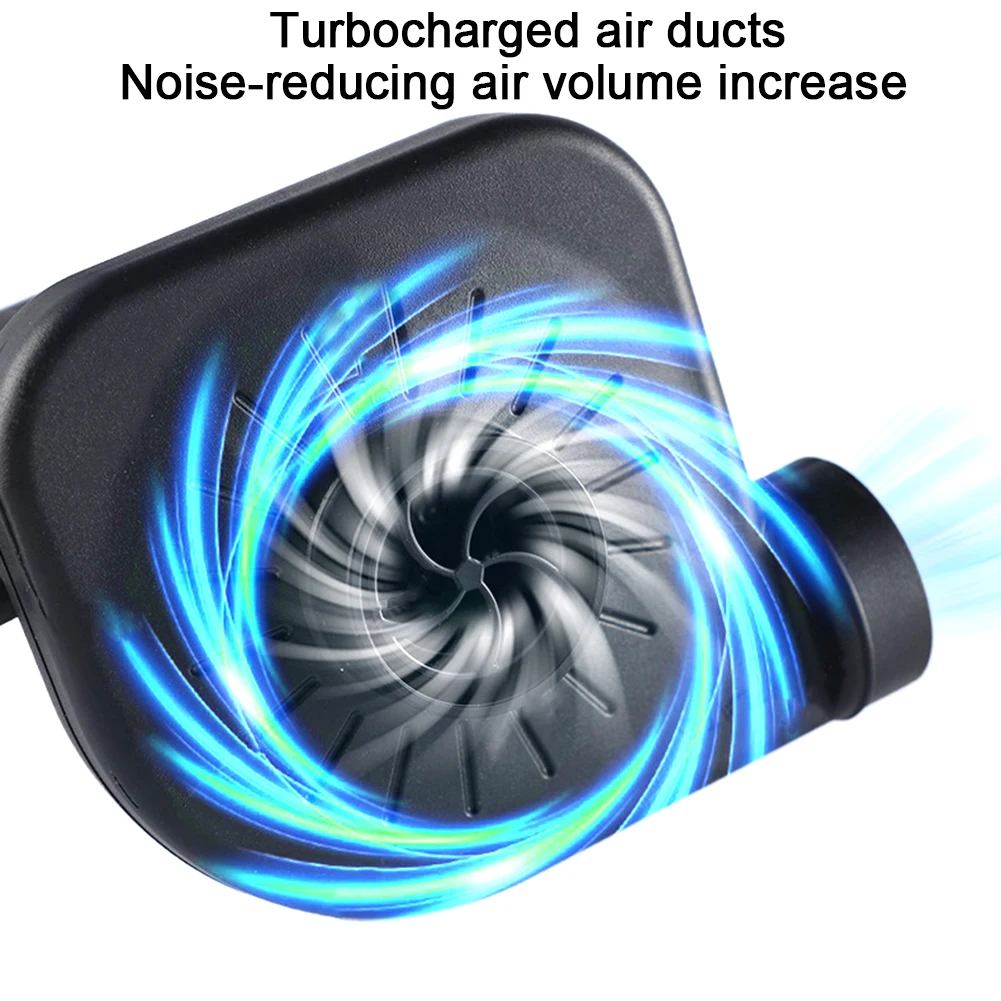 Portable Air Pump with 3 Nozzles Air Mattress Pump Inflator/Deflator Pumps for Inflatables Air Mattress Bed Couch Swim Ring