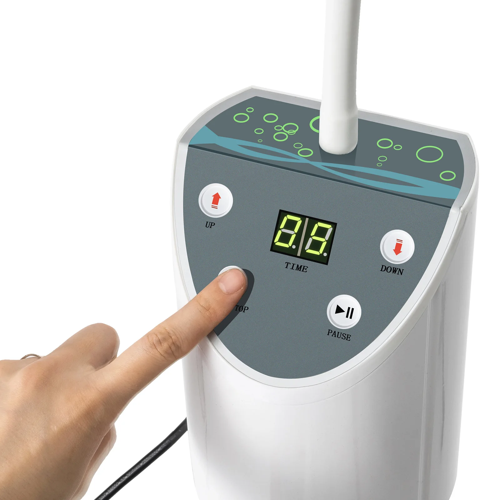 Professional Teeth Whitening Machine with Blue Light High Whitening Power Remote Control Timing for Home Clinic Hospital