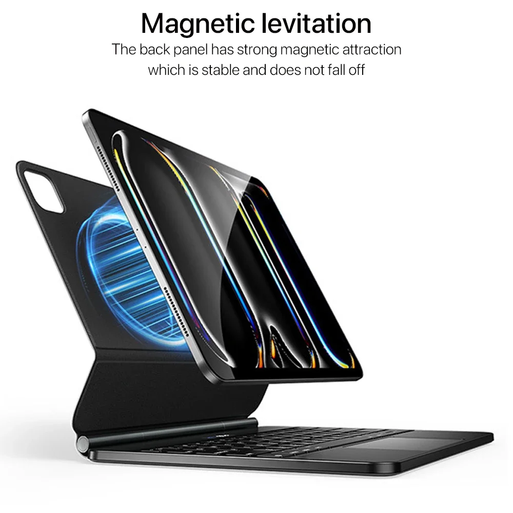 READ YYEAH Magic Keyboard for iPad 11th 10th Gen Case 2025 iPad A16 11th 11" A2696 A3354 A3355 A3356 Smart Magnetic Book Cover