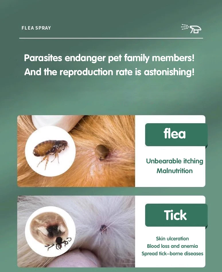 Rapid deworming for pet dogs, cats, domestic animals, pigs, sheep, ticks, fleas, roundworms, hookworms and nematodes