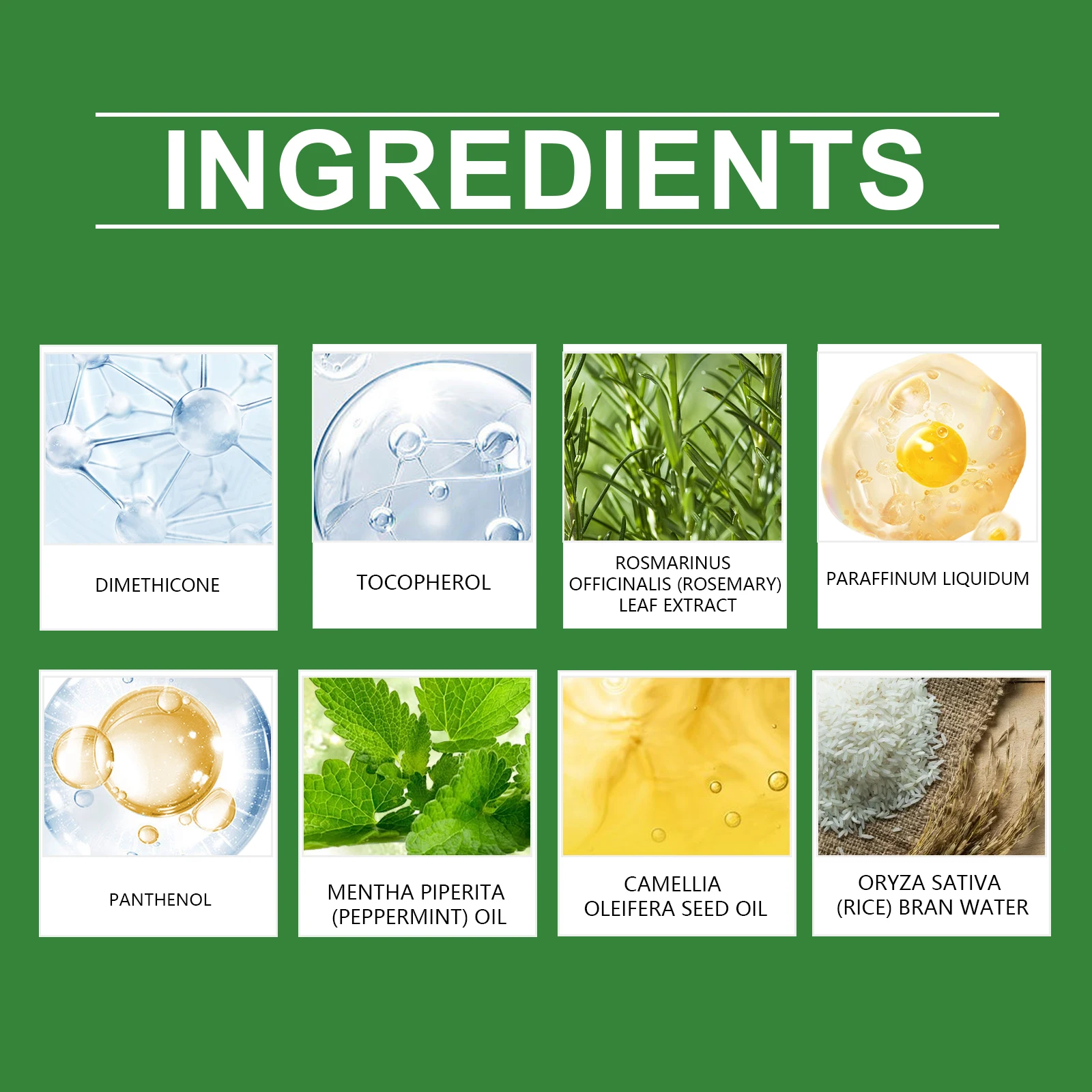 Rosemary Rice Water Hair Growth Spray with Peppermint Biotin Advanced Scalp Treatment for Thinning Hair Regrowth for Men & Women