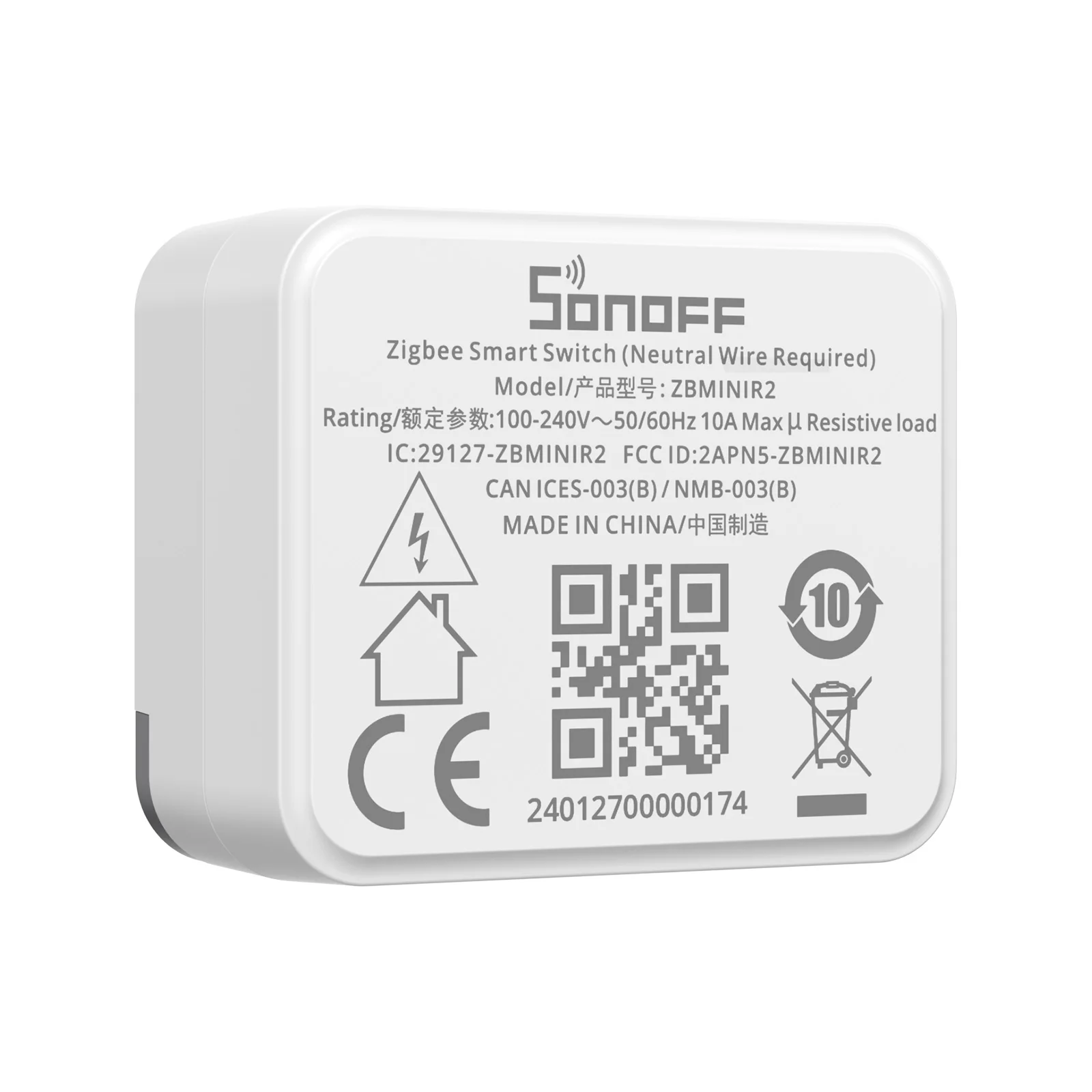 SONOFF Zbminir2 Extreme Zigbee Smart Switch Smart Home DIY Switch Module ZBMini External Switch Control Via eWelink APP Alexa
