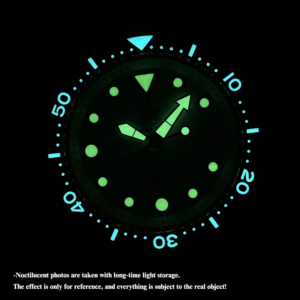 STEELDIVE SD1975 Luxury Auto Watches Men Dive Watch 300m Waterproof C3 Luminous Clock Sapphire Mirror NH35 Mechanical Wristwatch