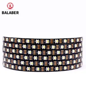 Sk6812 DC 12V RGBW RGBWW 5050SMD independently addressable 30/60/144 LEDs/m IP30/65/67 black/white PCB wire 1-5 meters
