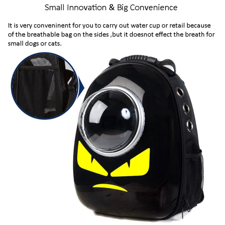 Space Capsule for Pet Astronaut Bubble Transport Dog Travel Windproof Breathable Carrying Pet Backpack Cat Carrier
