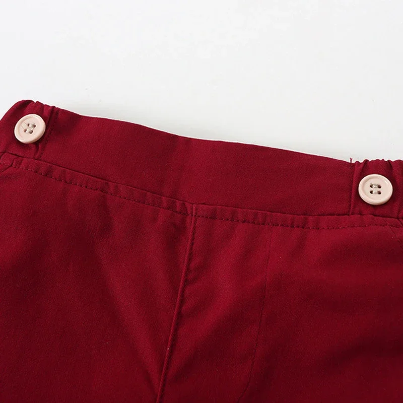 Summer New Short Sleeved Boys' Set British Baby Strap Clothes Gentlemen's Casual Children's Set