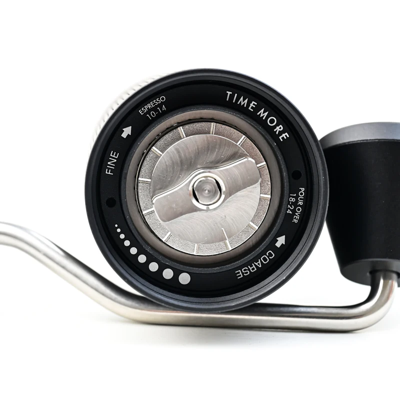 TIMEMORE Chestnut C2S Manual Coffee Grinder New Upgrade Integrated Metal Body Portable Hand Grinder Great For Travel Camping