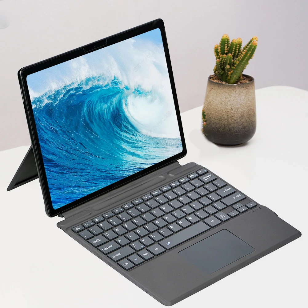 Tablet Keyboard 3 Light Modes 4mm Super Thin Bluetooth-compatible 5.0 Keyboard Gaming Keyboard for Microsoft Surface Pro8/X/Pro9