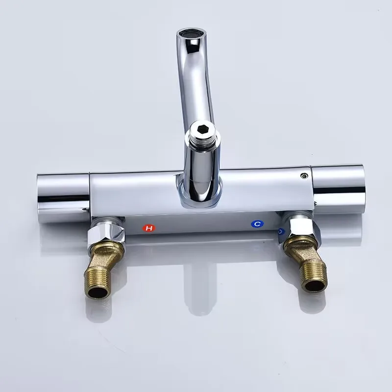 Thermostatic Shower Faucet Bathroom Thermostatic Mixer Tap Hot And Cold Bathroom Mixer Faucet Mixing Valve Bathtub Faucet YLC-22