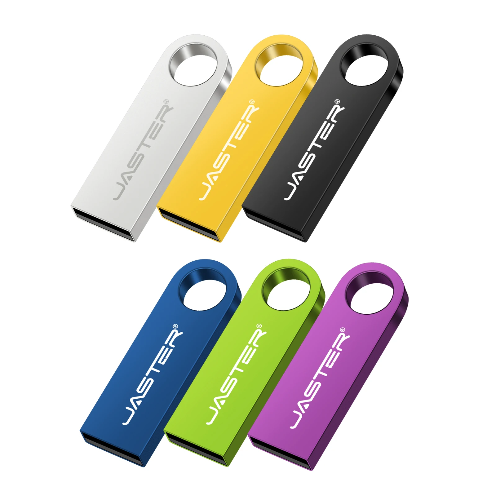 USB Flash Drive 128GB Pendrive 128GB Memory Stick 32GB 4GB Metal 64 GB Pen Drive 8GB USB Stick 16 GB Free Chain USB Flash Drives