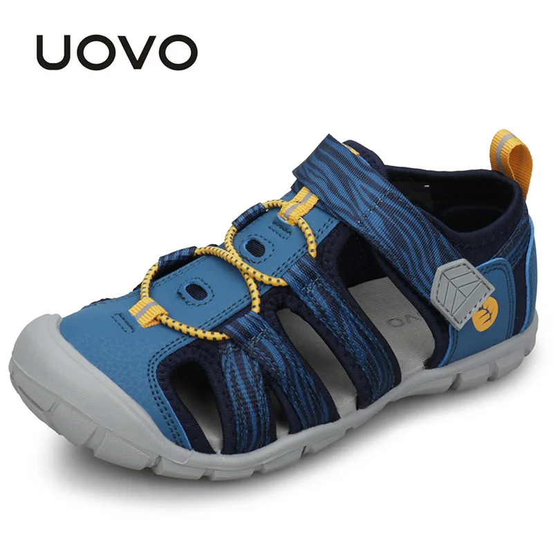 Uovo summer Boys Sandals Children Beach Sandals Soft Bottom Unisex Girls Non-slip Shoes Kids Outdoor Anti-collision Shoes