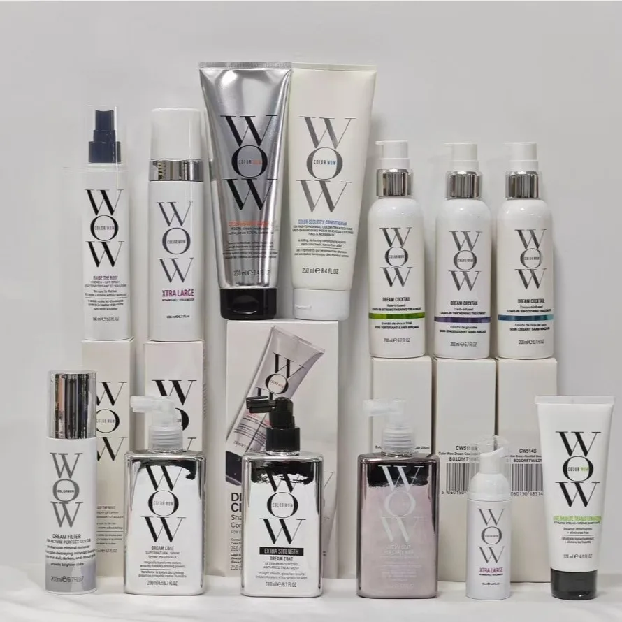 WOW Anti-Moisture Hair Spray For Extremely Frizzy Hair Softening Shampoo Glazed Smoothing Conditioner Moisturising Hair Care