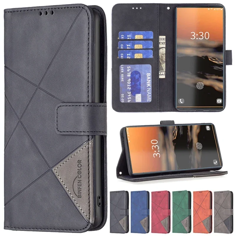 Wallte Hijab Prism Slot Magnetic Flip Leather Case For Samsung Galaxy S26 Ultra S25 Edge S24 FE S23 Plus S22 S21 S20 FE Cover