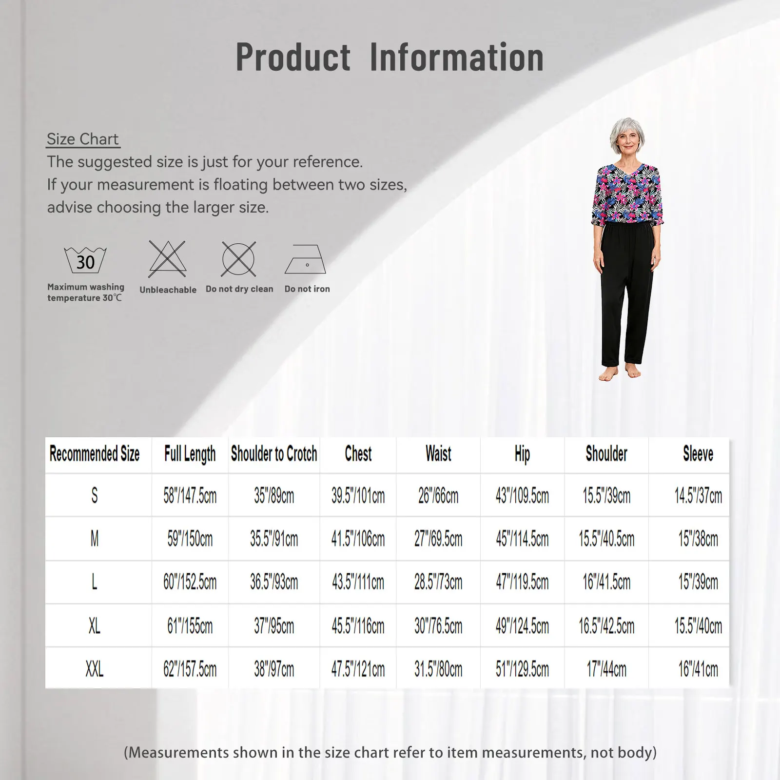 Women Elderly Anti-Strip Adaptive Clothing Jumpsuit Long Sleeve Zip Dementia Special Needs and Disabilities Nursing Rompers