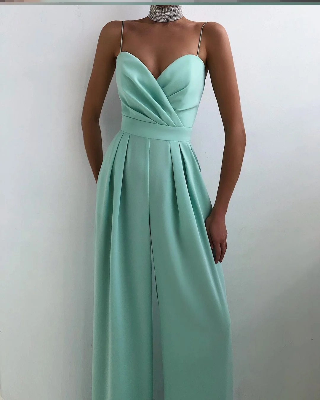 Women's Long Straight Leg Jumpsuit Summer Spring Low Waist Street Style Wide Leg Pants Floor Length Suspenders