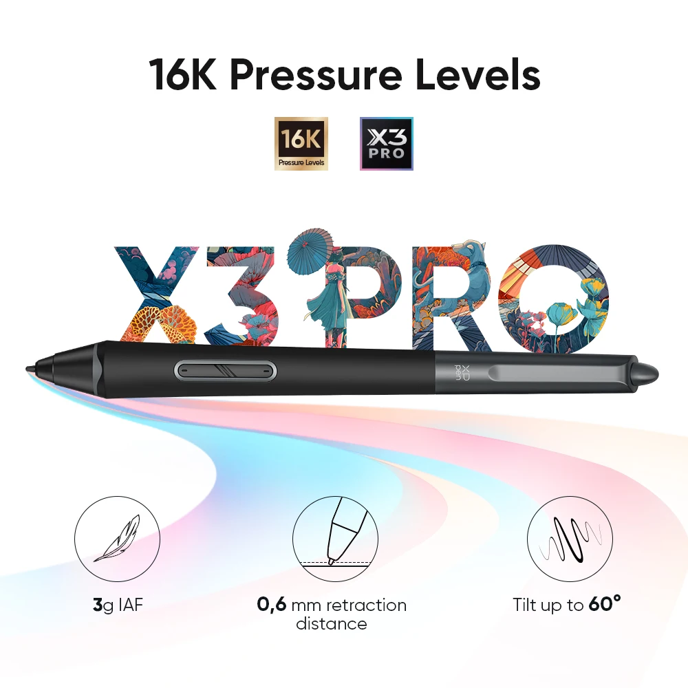 XPPen Deco Pro (Gen 2) Graphics Tablet World First 16K Pressure Levels X3 Pro Stylus Digital Drawing Tablet for Draw Art Design