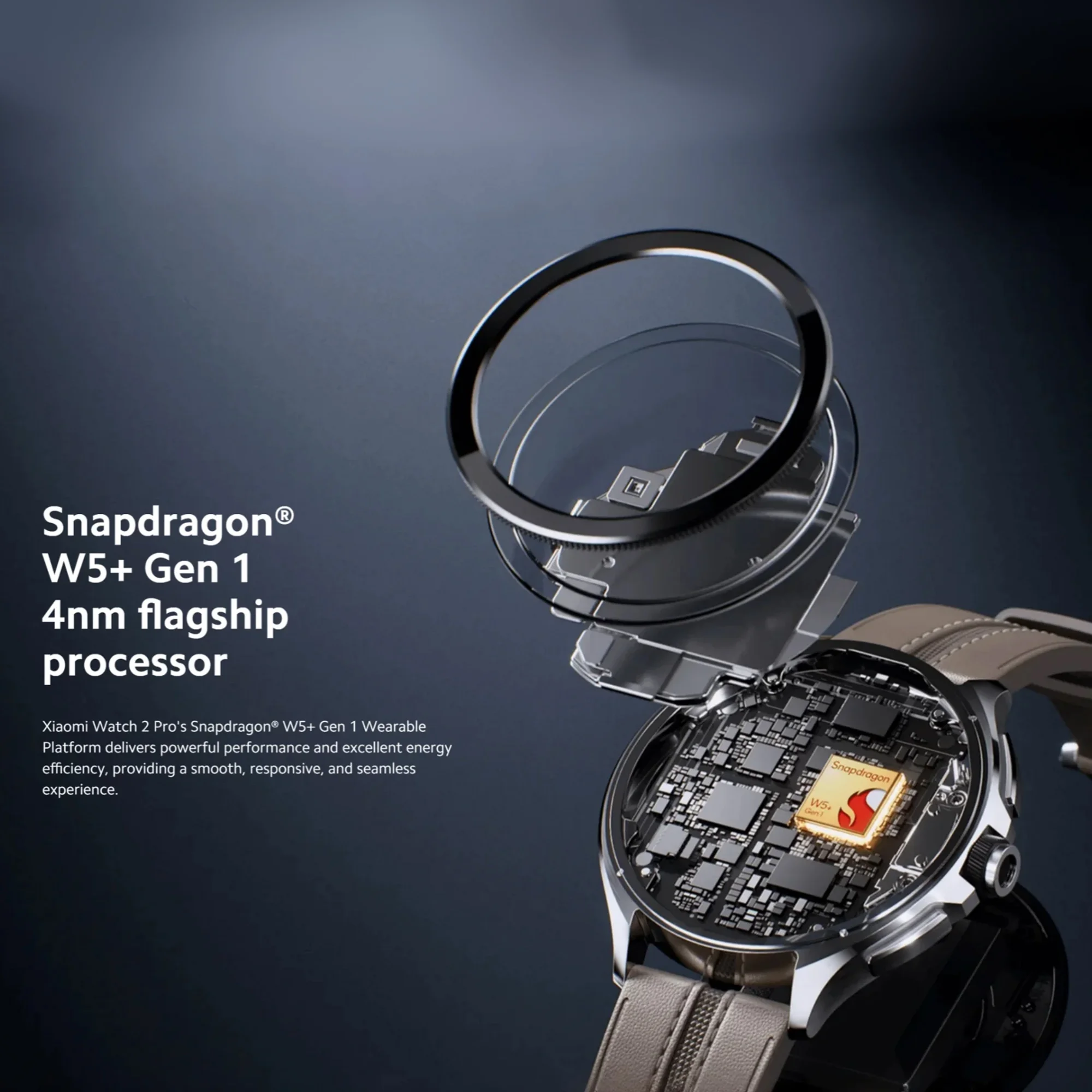 Xiaomi Watch 2 Pro 2GB 32GB 1.43" AMOLED Display 326 PPI 150+ Sports Modes Qualcomm Snapdragon W5+ Gen 1 Magnetic Charge 54.5g