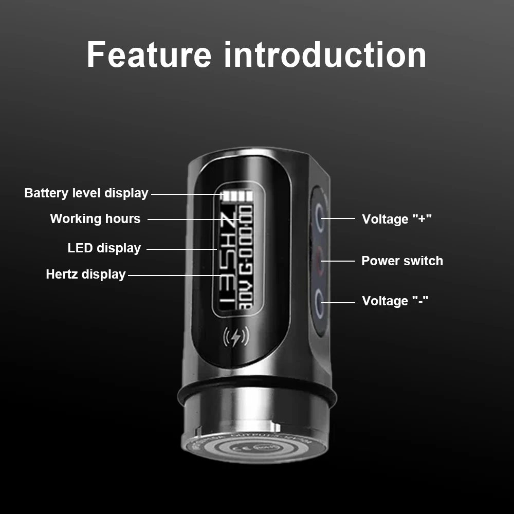 Yilong Max Professional Wireless Rotary 2400mAh battery Tattoo Pen Machine Permanent Makeup Machines Supplies For TattooArtists