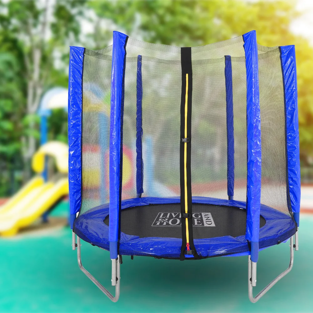 【Breeins】Outdoor Trampoline with Safety Enclosure for Kids Entertainment