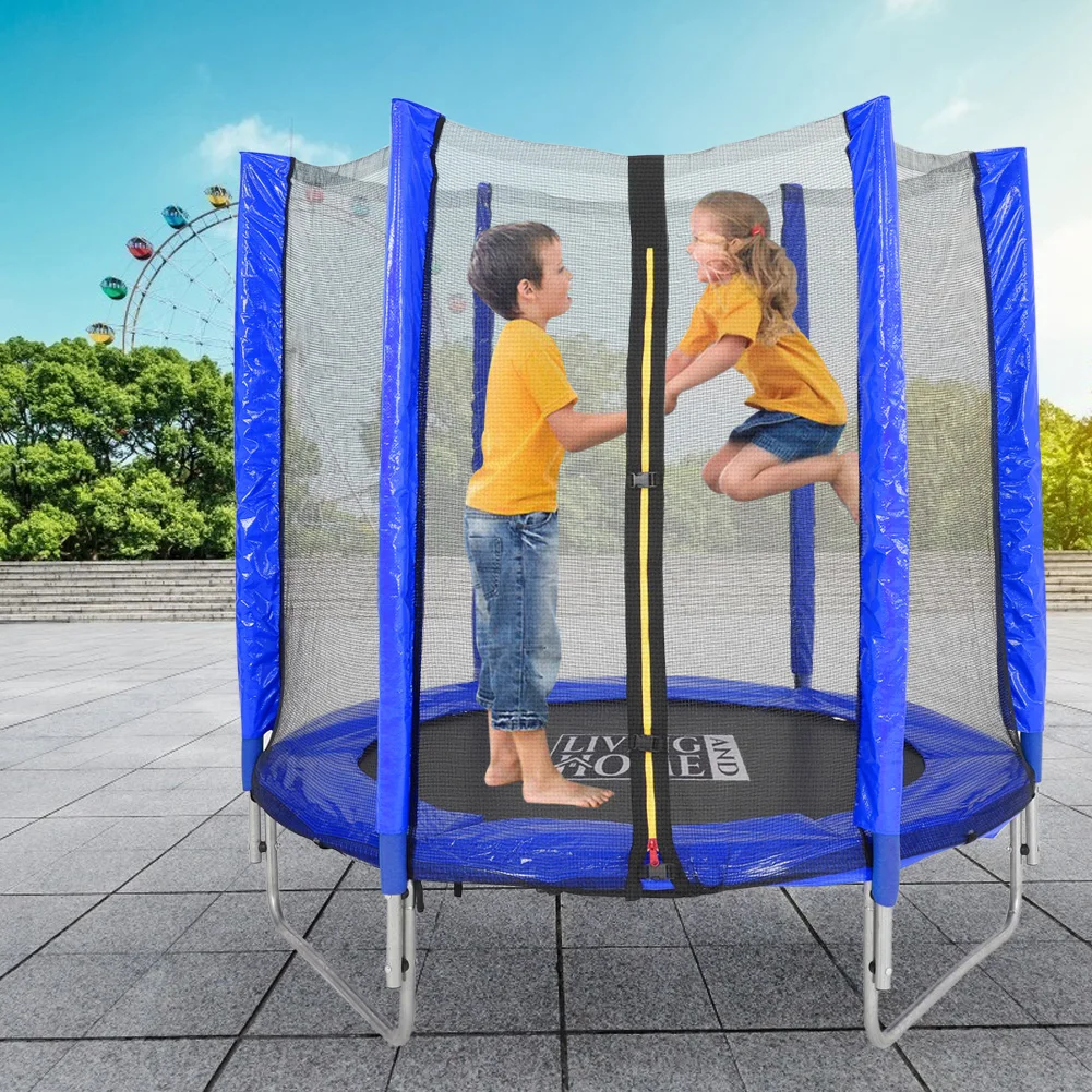 【Breeins】Outdoor Trampoline with Safety Enclosure for Kids Entertainment