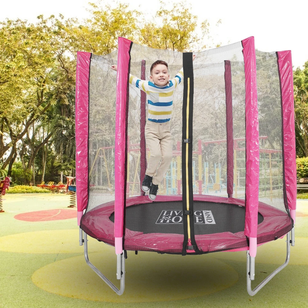 【Breeins】Outdoor Trampoline with Safety Enclosure for Kids Entertainment